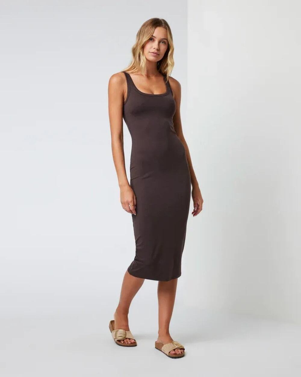Vuori Halo Essential Midi Dress Size Large